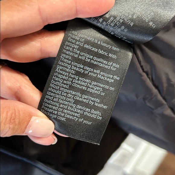 Mackage Kerry Down Parka in Navy - Picture 8 of 16